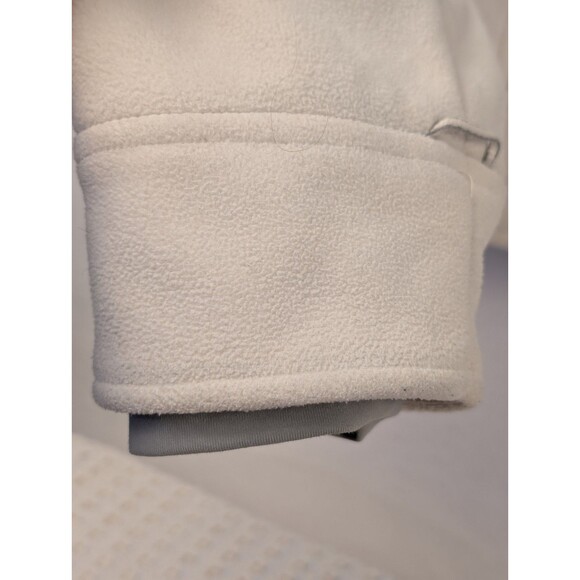 Columbia Titanium Women’s Fleece Jacket Medium White Full Zip Pocket - Picture 5 of 10